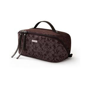 Travel Makeup Bag, Large Toiletry Bag For Women, Flat-opening Organizer Pouch🦎